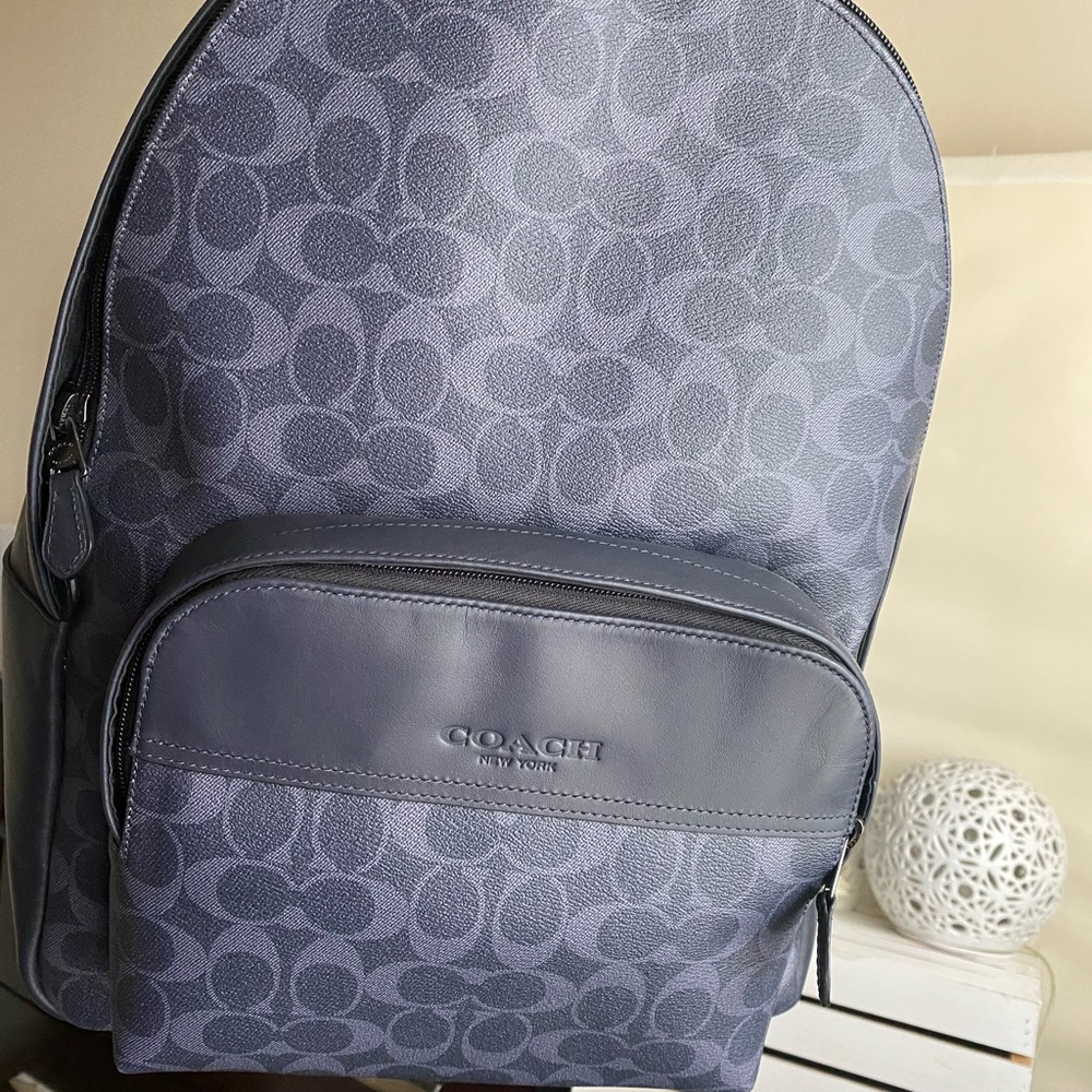 Authentic “ Blue “ Coach backpack - Picture 4 of 5